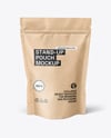 Kraft Stand-up Pouch Mockup
