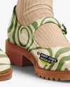 Mary Janes with Socks on Woman's Legs Mockup