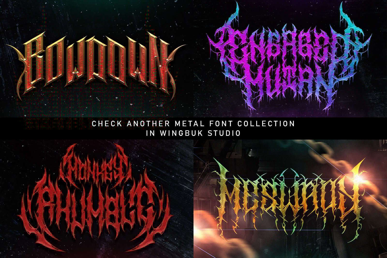 Nervous Beyond | Metal Font