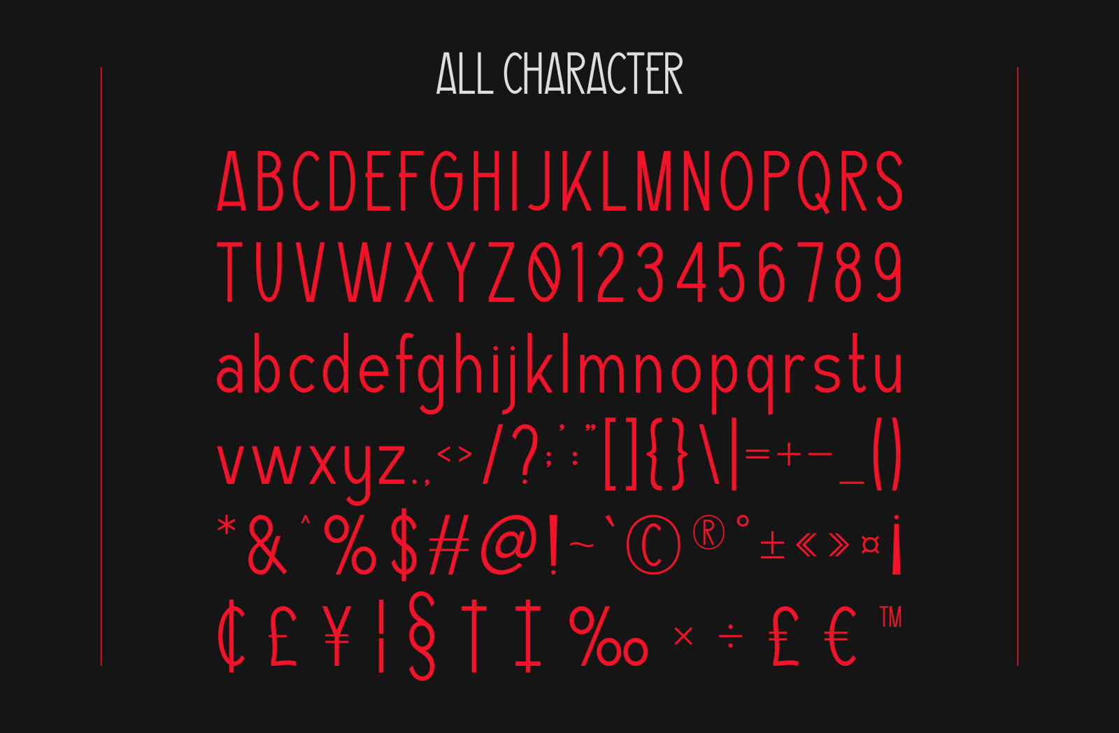 Trailer Credit Font