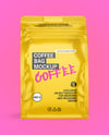 Glossy Coffee Bag Mockup
