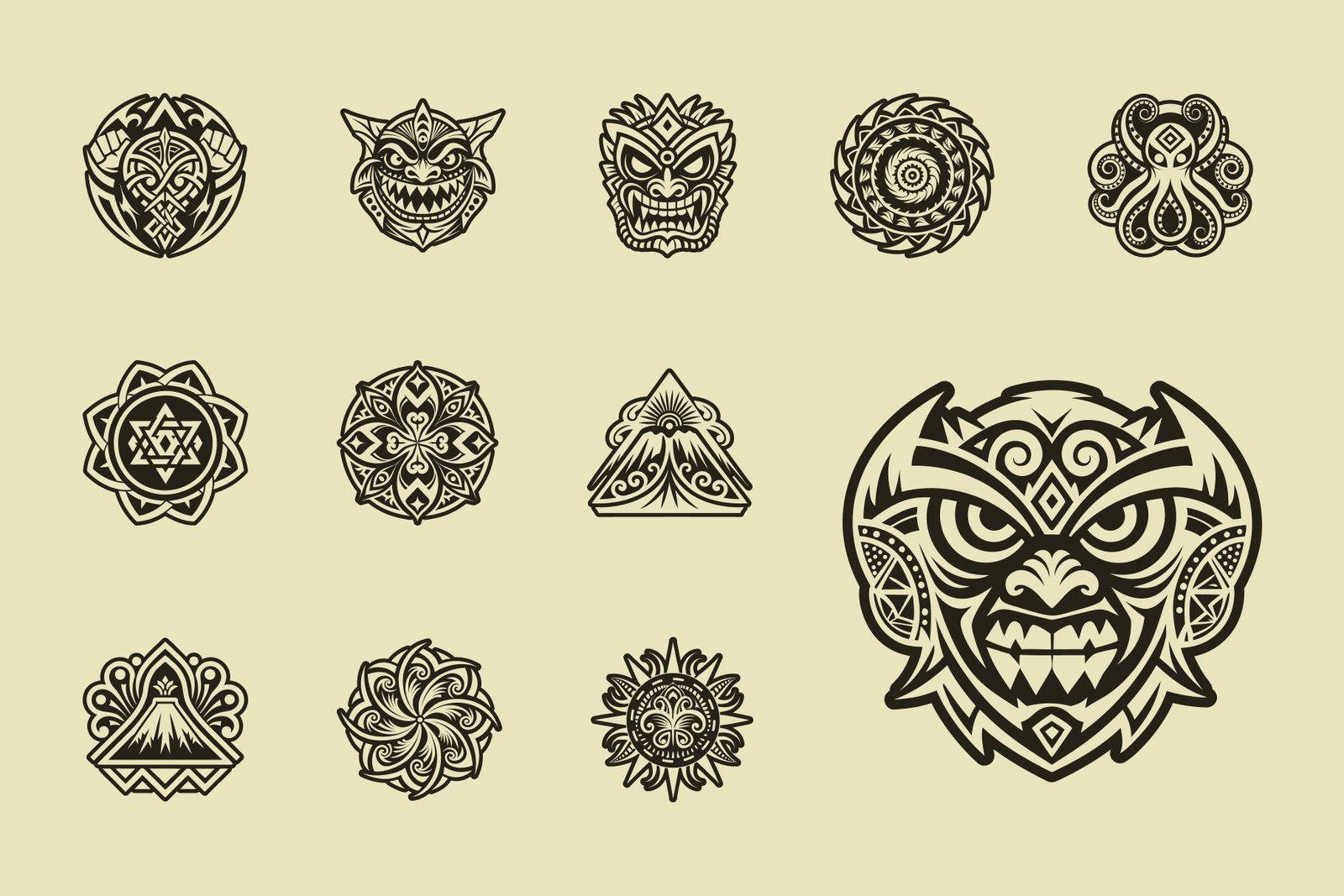 Polynesian Tattoo Symbols
