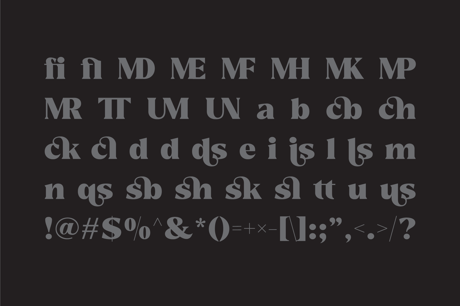 Reshiga - Serif Font