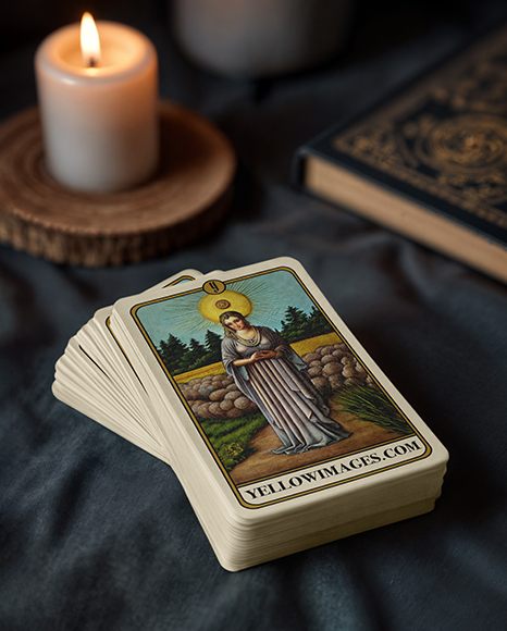 Stack of Cards Mockup - Visiting card mockup