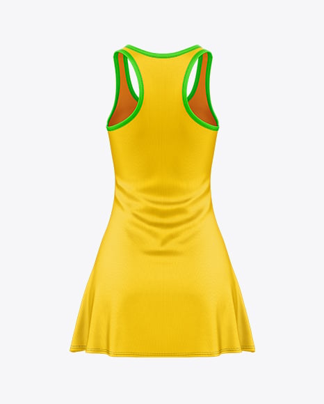 Women's Dress Mockup - Back View