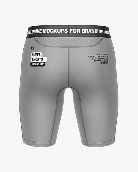 Men's Compression Shorts Mockup