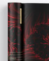 Opened Magazine Mockup - Top View