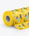 Glossy Film Roll Mockup