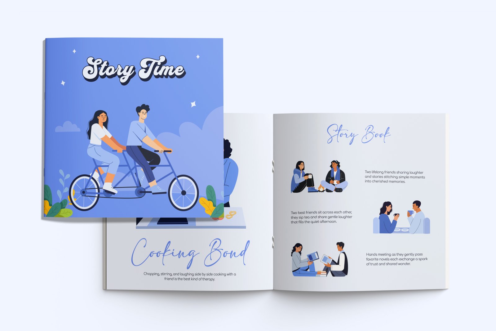Friends Illustration Art Set
