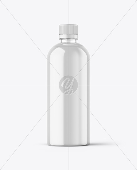 Clear Cosmetic Bottle Mockup