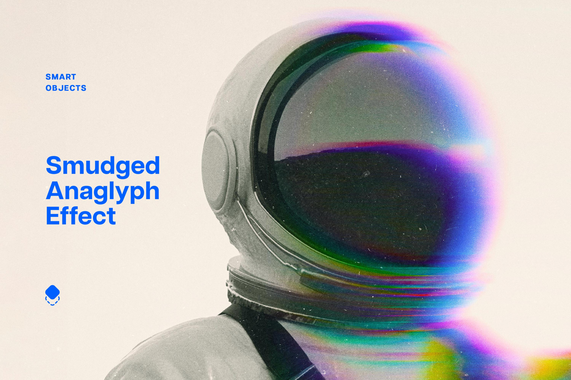 Smudged Anaglyph Effect