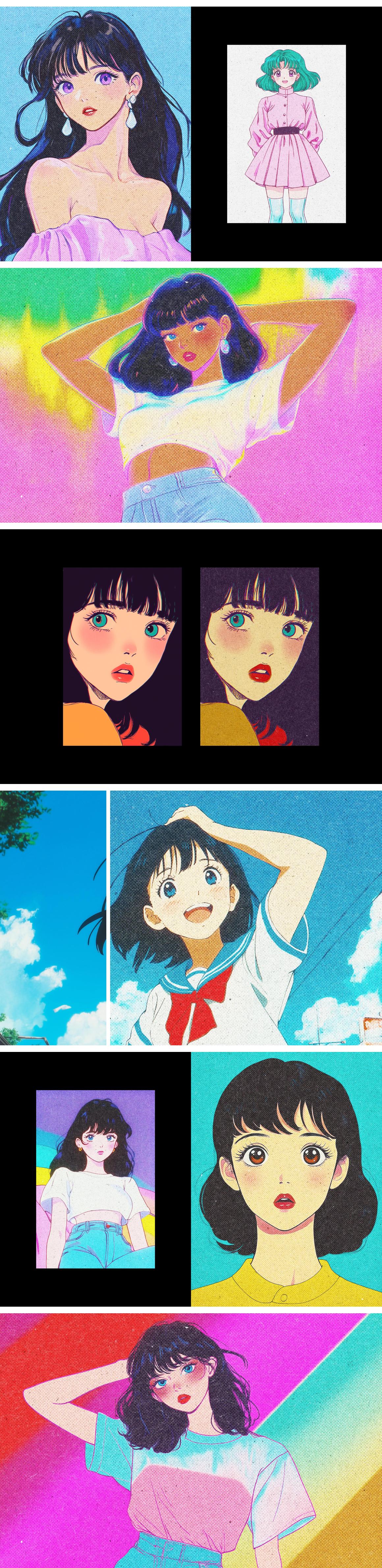 Oversaturated Halftone Effect