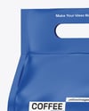 Coffee Bag Mockup – Half Side View