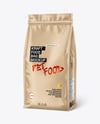 Kraft Paper Food Bag Mockup
