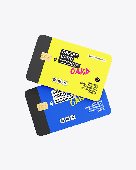 Two Credit Cards Mockup