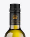 Antique Green Glass White Wine Bottle Mockup