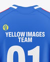 Long Sleeve Soccer Jersey Mockup - Back View
