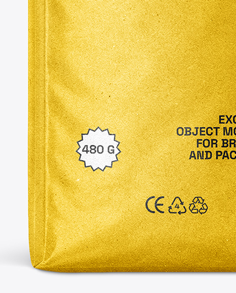 Kraft Paper Coffee Bag Mockup