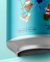 Textured Aluminium Drink Can Mockup