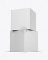Two Paper Boxes Mockup