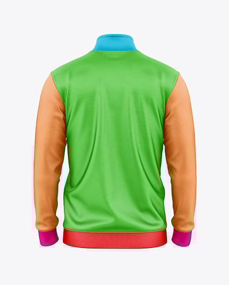 Zip Sweatshirt Mockup - Back View