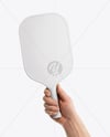Pickleball Paddle in a Hand Mockup