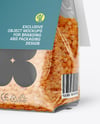 Transparent Package with Lentils Mockup