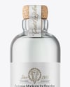 Dry Gin Bottle with Cork Mockup