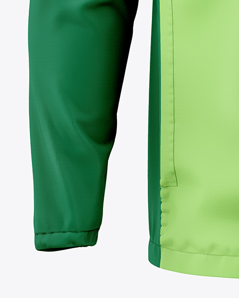Men's Windbreaker Jacket Mockup