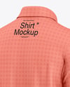 Men's Short Sleeve Shirt Mockup - Half Side View