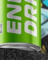 8.5oz Aluminium Can on the Block Mockup