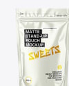 Matte Stand-Up Pouch Mockup