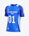 Training Short Sleeve Jersey Mockup - Half Side View