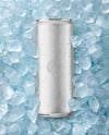 Slim Aluminium Can in Ice Mockup