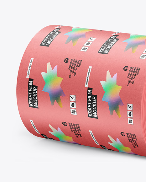 Kraft Paper Roll Mockup
