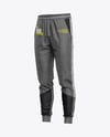 Heather Men’s Pants Mockup - Half Side View