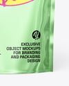 Glossy Metallic Pouch Mockup