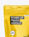 Glossy Stand-up Pouch Mockup