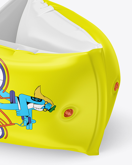Glossy Swimming Arm Bands Mockup