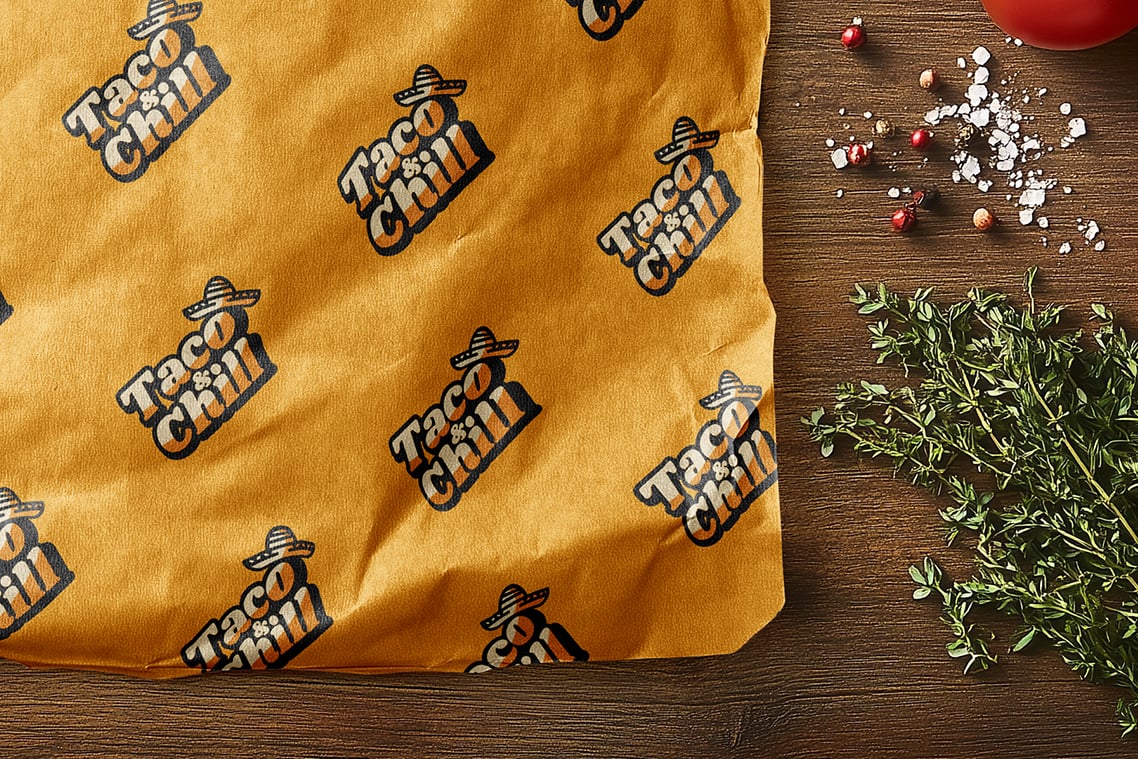 Food Safe Paper Mockups