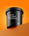 Matte Plastic Bucket Mockup