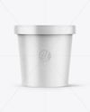 Kraft Paper Ice Cream Cup Mockup
