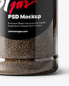 Spice Jar with Grounded Black Pepper Mockup