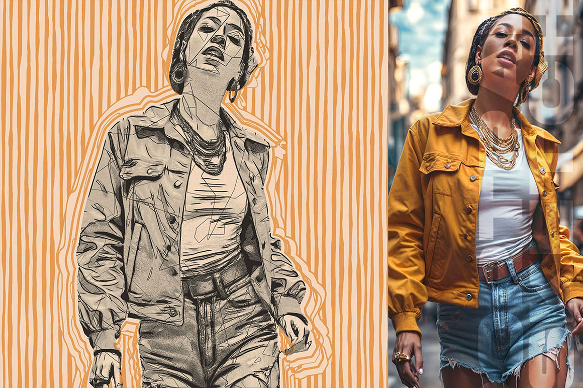 Portrait Sketch Photo Effects