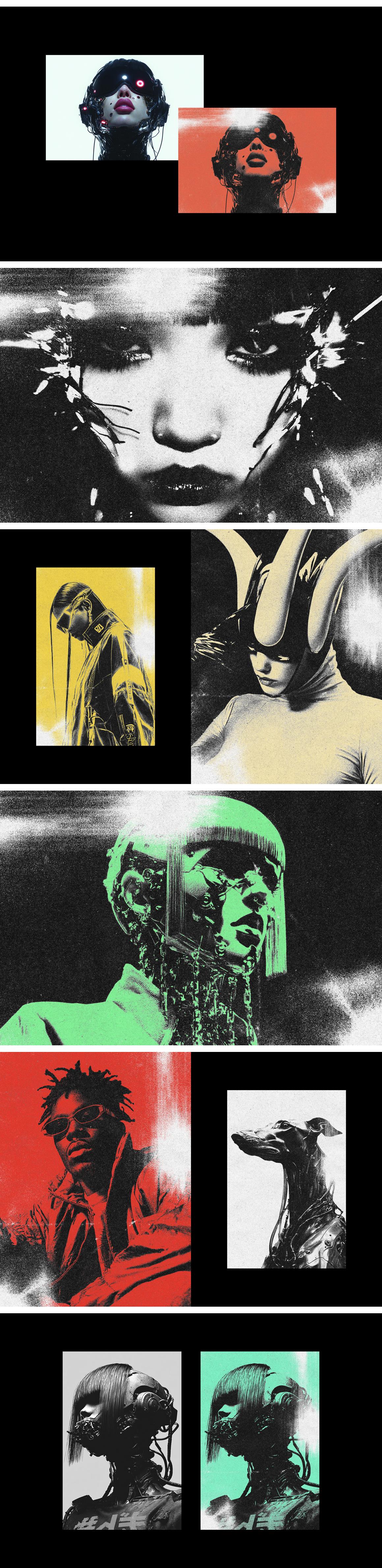 Grunge Risoprint Photo Effect