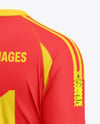 Soccer Kit Mockup - Back Half Side View