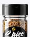 Spice Jar with Ground Pepper Mix Mockup