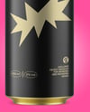 550ml Matte Aluminium Drink Can Mockup