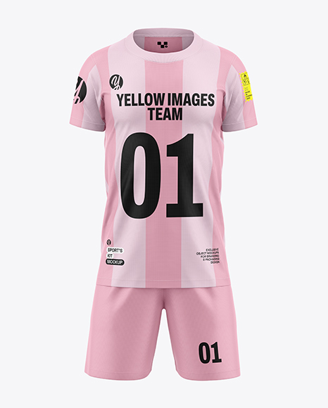 Kids Sports Kit Mockup - Front View - Mockups