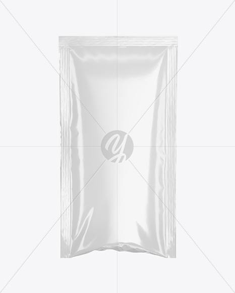 Glossy Sachet Mockup